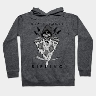 Death Comes Ripping - the colorless edition Hoodie